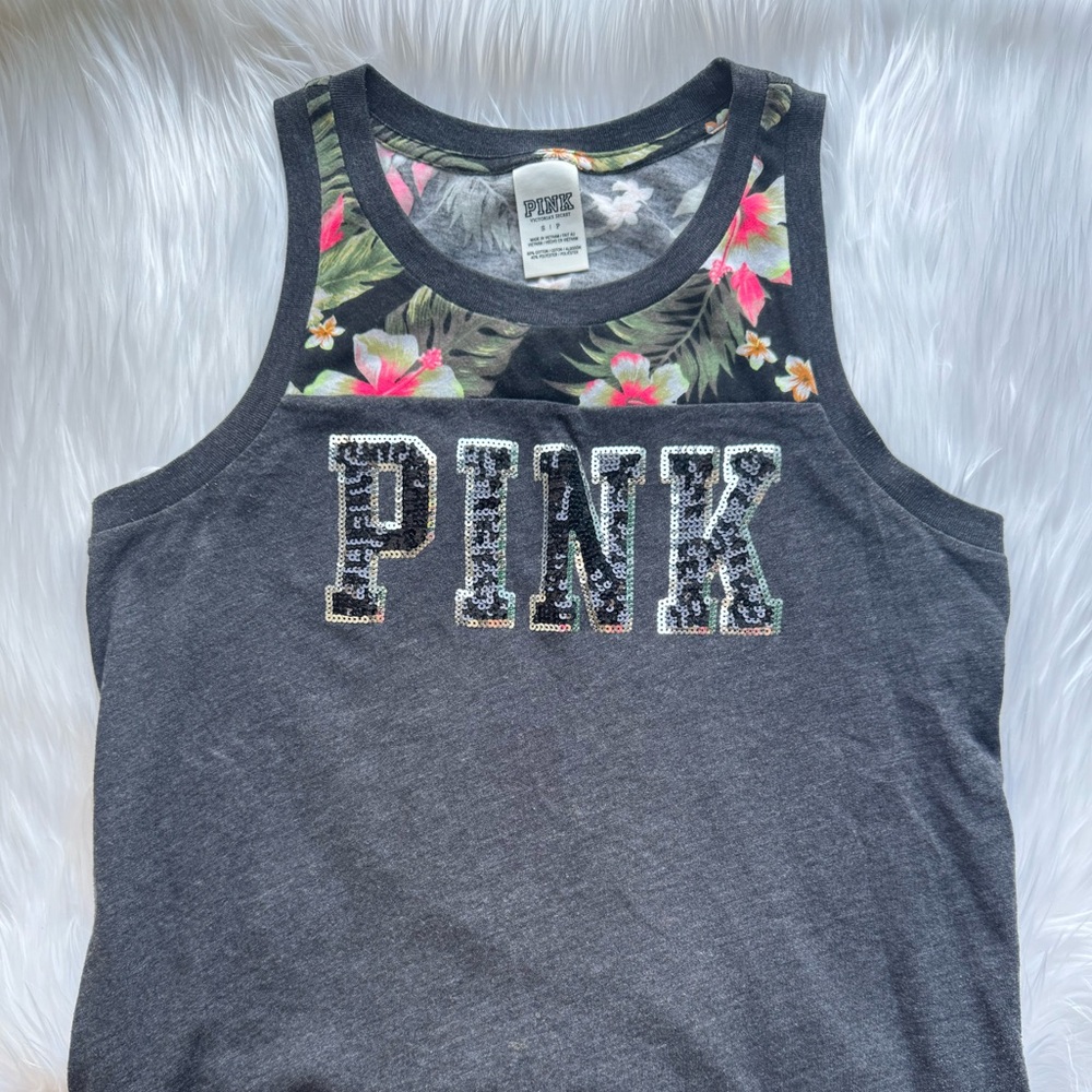 Victoria's Secret VS PINK Bling Sequin Tank Top